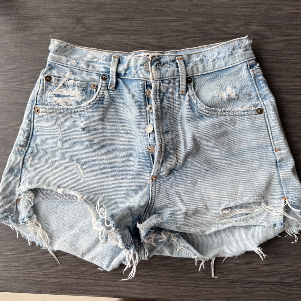 Jaden High Rise Shorts AGOLDE